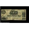 New York, NY - Store of John Johnston and John Lahey $3 1850An unusually high denomination for priva