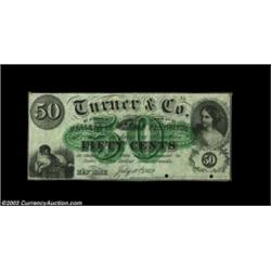New York, NY- Turner & Co. 50ó July 10, 1862 Harris UNLUnlisted in Harris, which shows only a 25ó no