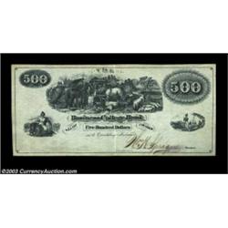 New York, NY- Unidentified Issuer $500 Schingoethe NY1010-00A nice example of this filled in Ames fo