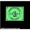Image 1 : Newburgh, NY - Newburgh & Fishkill Ferry 1ó 1864A postage stamp size ferry chit in green and black h