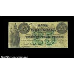 North Granville, NY - Bank of Whitehall 25ó Sept. 25, 1862The fractional denomination overprint appe