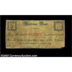 Otisville, NY- A.F. Clark 5ó Nov. 14, 1862 Harris 5A very scarce piece of scrip from a town we've no