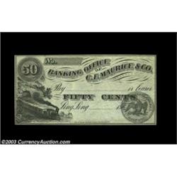 Sing Sing, NY - William E. Ryder 50ó 186__ Harris 52An unissued scrip piece from a highly sought loc