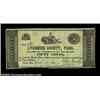 Image 1 : Black Hole, PA - Jno. Kinsley 50ó July 12, 1838An early Lycoming County scrip issue. Very Fine. Impo