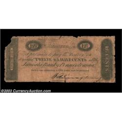 Lewistown, PA - Uncertain Issuer 12 1/2ó October __, 1815 Hoober UNLA well circulated example of a s