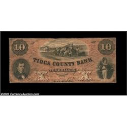 Tioga, PA- Tioga County Bank $10 Oct. 31, 1862 G8aCommon as a Proof due to the examples in the ABNCo