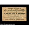 Image 2 : Nashville, TN- Draughon's Practical Business College Ad NoteAn ad note on the reverse of a Confedera