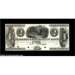 Burlington, VT- Farmers & Mechanics Bank $2 G6 ProofA lovely Proof on light card stock. Uncirculated