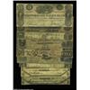 Image 1 : Nine Burlington Notes from Three Different BanksFarmers & Mechanics Bank$3 May 1, 1837 S5 Coulter 64