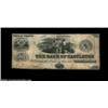 Image 1 : Castleton, VT- The Bank of Castleton $20 R7 Coulter 8A very rare note which has been raised from a $