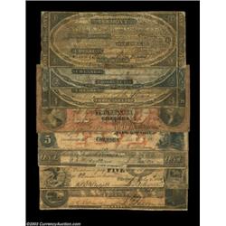 Eight Counterfeit or Altered Notes from Chelsea.Chelsea, VT - Bank of Orange County $1 Jan. 20, 1841