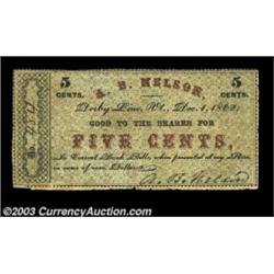 Derby Line, VT- A.B. Nelson 5ó, 25ó Dec. 1, 1862 Coulter 6, UNLTwo pieces, both nice grade and both.