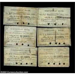 Northfield, VT- A.B. Mauston 5ó, 10ó, 25ó, 50ó Oct. 10, 1862 10ó, 25ó Nov. 1, 1862 UNLAfter close in