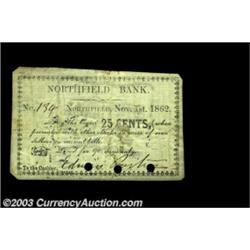 Northfield, VT- Edwin Porter 25ó Nov. 1, 1862 UNLMr. Porter, an M.D., Druggist and Apothecary, fortu