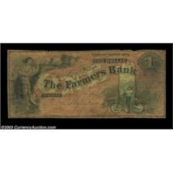 Orwell, VT- The Farmers Bank $1 May 7, 1863 G10aA common enough note as a Proof, but signed and issu