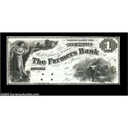 Orwell, VT- The Farmers Bank $1 UNL ProofEx-ABNCo sale Proof without any tint. Uncirculated, 4 POC..