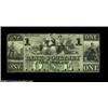 Image 1 : Poultney, VT- The Bank of Poultney $1 G14 a ProofA lovely green tinted Proof which is the Haxby plat