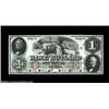 Image 1 : Rutland, VT- Bank of Rutland $1 G10a ProofA spectacularly engraved gray, black and white Proof with.