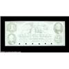 Image 2 : Rutland, VT- Bank of Rutland $1 G10a ProofA spectacularly engraved gray, black and white Proof with.