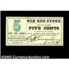 Image 1 : Rutland, VT- Old Red Store 5ó, 10ó, 25ó, 50ó Oct. 15, 1862 Coulter UNLA rare set of four pieces, eac