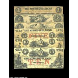 Sheldon, VT - Missisquoi Bank$1 Jan. 1, 1859 G4a Coulter 6 VG; $2 Jan. 1, 1862 G8a Coulter 10 Fine;.