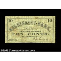 Sheldon, VT- J.M. Swerlo (?) 10ó Nov. 1, 1862 Coulter UNLAn unlisted issuer in Coulter. Nice Fine+..