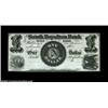Image 1 : South Royalton, VT- The South Royalton Bank $1 G4 Uncancelled and on paper that certainly looks and.