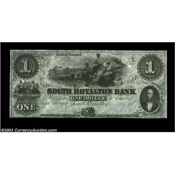 South Royalton, VT- The South Royalton Bank $1, $2, $5, $10 G2, G6, G12, G14Four pieces, each a love