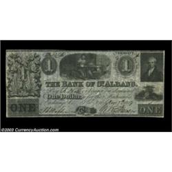 St. Albans, VT- The Bank of St. Albans $1 (3) Nov. 1837 Coulter 5, 6, 7These three notes, all with d