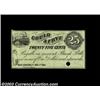 Image 1 : West Concord, VT- Gould & Frye 25ó, 50ó Nov. 1, 1862 Coulter 1, 2Two pieces, one About Uncirculated,