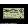 Image 3 : West Concord, VT- Gould & Frye 25ó, 50ó Nov. 1, 1862 Coulter 1, 2Two pieces, one About Uncirculated,