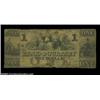 Image 1 : West Poultney, VT- Bank of Poultney $1 Jan. 1, 1856 UNLLow grade but intact, and with a red overprin