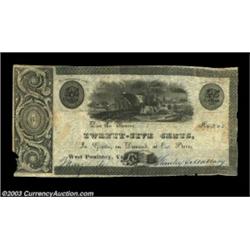 West Poultney, VT- Stanley & Mallary 25ó May 1, [18]41 UNLA dated example from the 1841 issue. Fine,