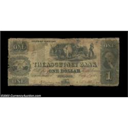 Windsor- The Ascutney Bank $1 May 1, 1848 G2A very rare bank where every issued note is listed as SE
