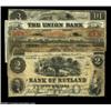 Image 1 : A Trip Through VermontRutland, VT - Bank of Rutland $1 May 1, 1862 S5 Coulter 9 Fine; $5 May 23, 182