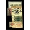 Image 1 : Large Group of Vermont Scrip.Barre, VT - Bank of Montpelier 5ó, 50ó Nov. 1, 1862 remainder, both CUB