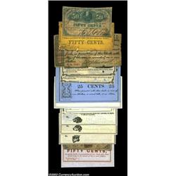 Numerous Vermont Scrip Issues, several quite scarce.Unknown Location, VT - R.T. Osborne 50ó FineUnkn