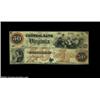 Image 1 : Staunton, VA - Central Bank of Virginia $50 April 1, 1860 G22aBlue serial number and red overprint a