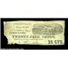 Image 1 : Stewartsville, VA- Stewart & Kasey 25ó, 75ó Feb. 1, 1862 Jones PS65-08, 18Two pieces, the 25ó Fine,.