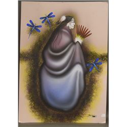 KIOWA PAINTING (REDBIRD)