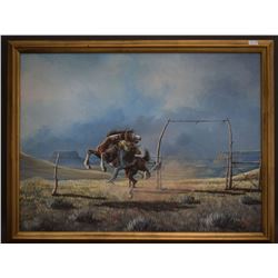 SIOUX PAINTING (TWO BULLS)
