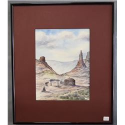 NAVAJO WATER COLOR (JUAN)