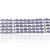 Image 2 : 14KT White Gold 48.30ctw Tanzanite and Diamond Bracelet