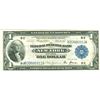 Image 1 : 1914 Large Note $1 Federal Reserve Bank of New York Silver Certificate