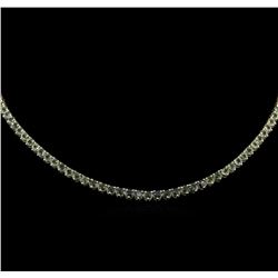 41.25ctw Sapphire Necklace - 14KT Yellow Gold