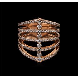 1.23ctw Diamond Ring - 14KT Rose Gold