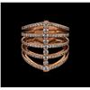 Image 1 : 1.23ctw Diamond Ring - 14KT Rose Gold