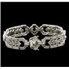 Image 2 : 2.31ctw Diamond Bracelet - 18KT White Gold