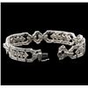 Image 3 : 2.31ctw Diamond Bracelet - 18KT White Gold
