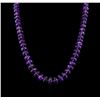 Image 1 : 370.00ctw Amethyst Bead Necklace